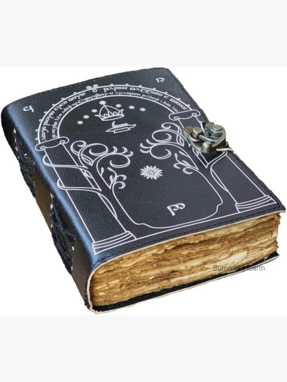 Lord of the Rings Leather Journal Hardcover 200 Pages Doors of Durin